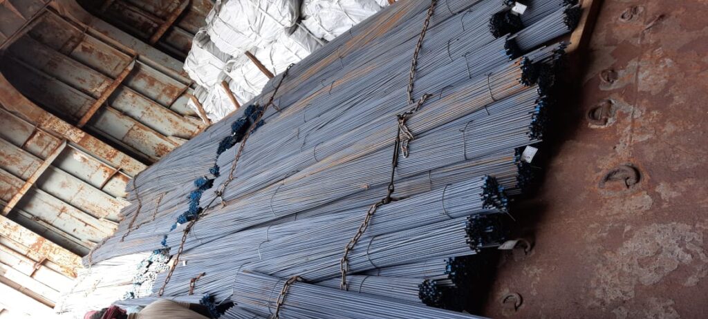 lashing of steel rods 2